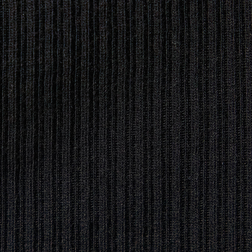 Ribbed High Neck Cami in Black | James Perse Los Angeles