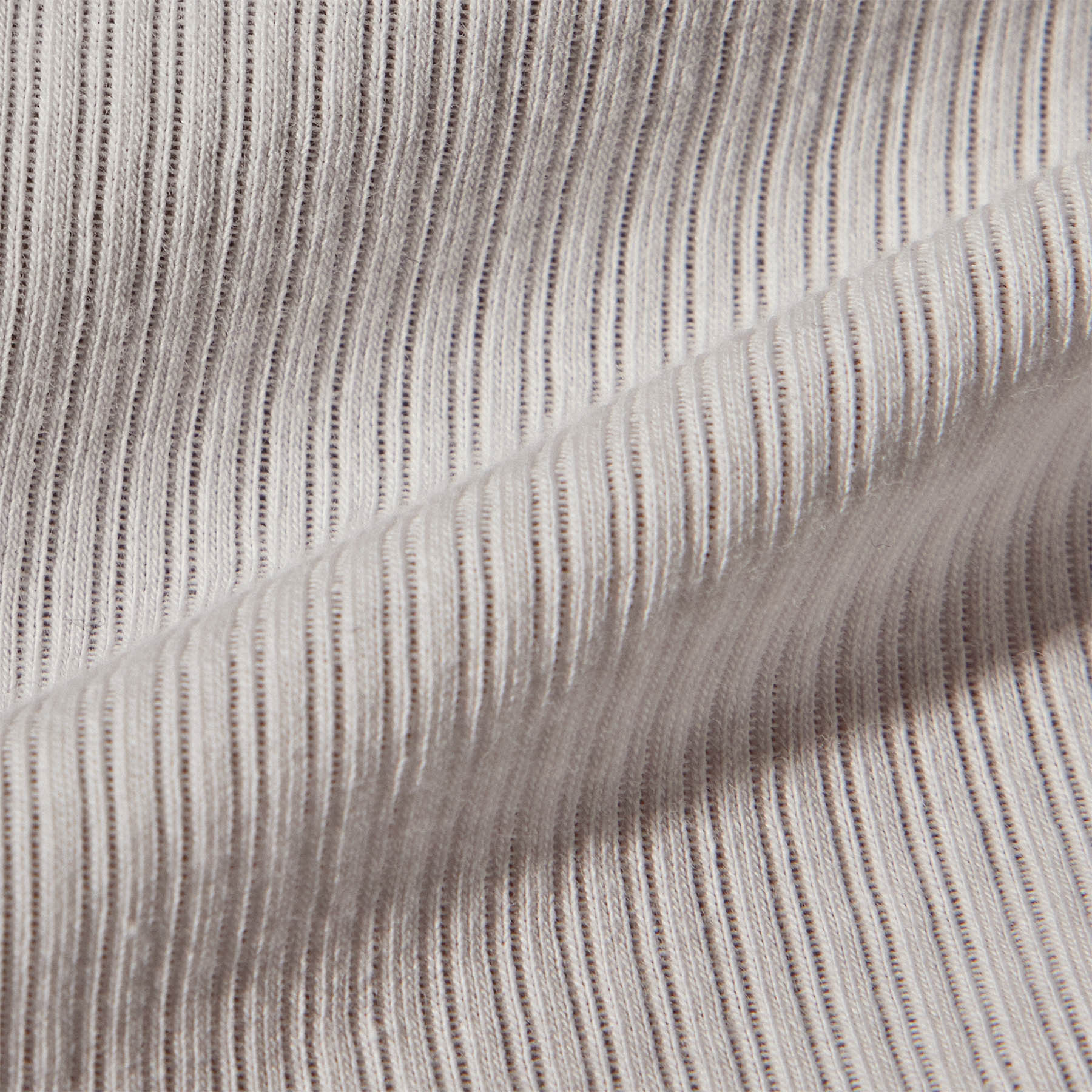 Ribbed High Neck Cami in White | James Perse Los Angeles