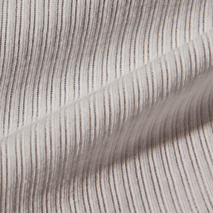 Ribbed High Neck Cami in White | James Perse Los Angeles