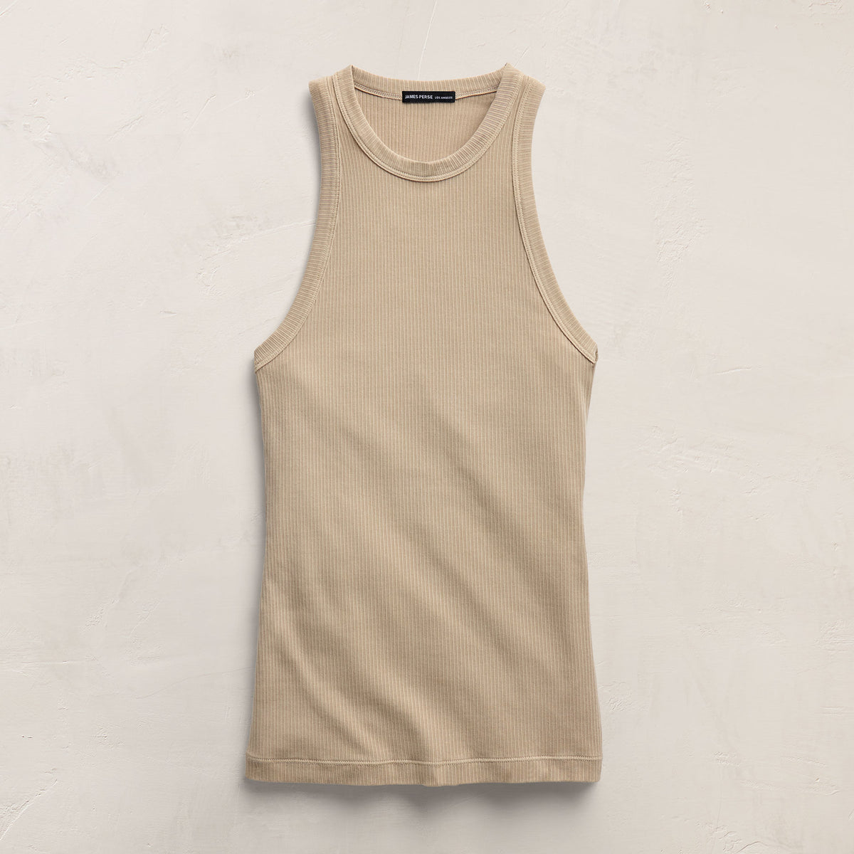 Sunset Tank in Light Khaki Pigment | James Perse Los Angeles