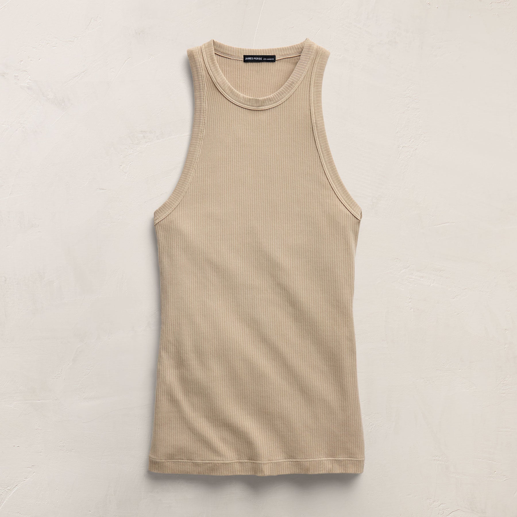 Sunset Tank in Light Khaki Pigment | James Perse Los Angeles