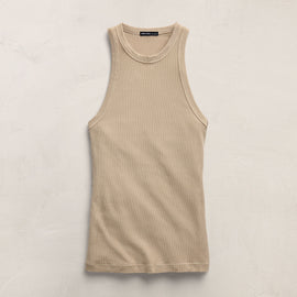 Sunset Tank in Light Khaki Pigment | James Perse Los Angeles
