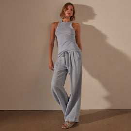 Sunset Tank in Open Sky Pigment | James Perse Los Angeles
