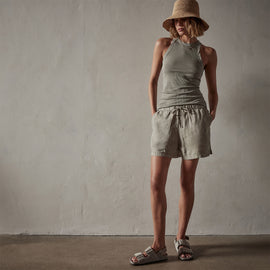 Sunset Tank in Silt Pigment | James Perse Los Angeles