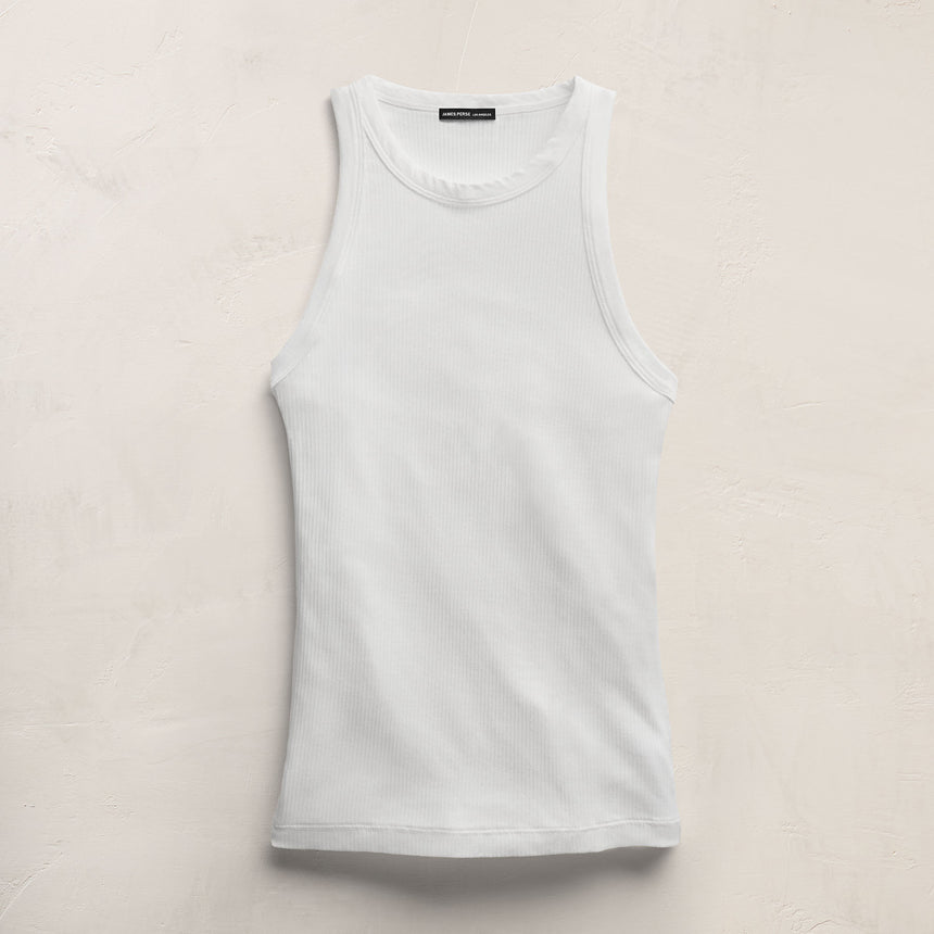 Sunset Tank in White | James Perse Los Angeles