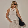 Sunset Tank in White | James Perse Los Angeles