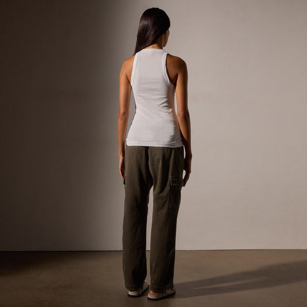 Sunset Tank in White | James Perse Los Angeles