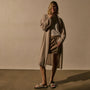 Open Knit Cashmere Cardigan in Light Beige | James Perse Los Angeles