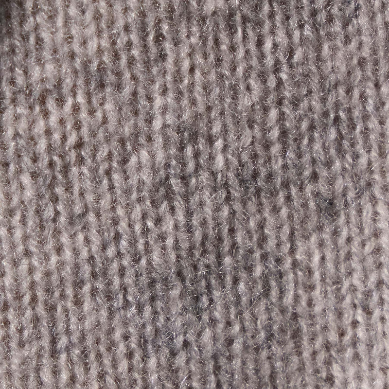 Soft Featherweight Cashmere Cropped Sweater in Light Beige in Light Heather Grey | James Perse Los Angeles