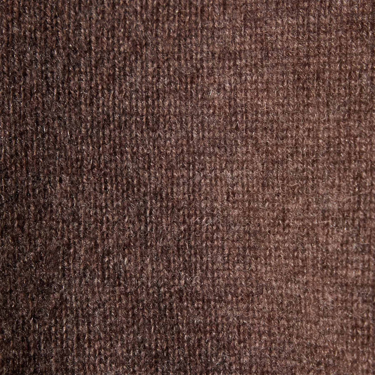 Open Knit Cashmere Vest in Brown Stone | James Perse Los Angeles