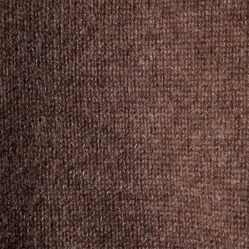 Open Knit Cashmere Vest in Brown Stone | James Perse Los Angeles
