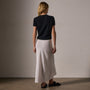Soft Featherweight Cashmere Short Sleeve in Black | James Perse Los Angeles