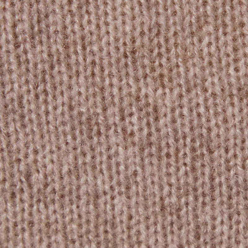 Soft Featherweight Cashmere Short Sleeve in Light Beige | James Perse Los Angeles