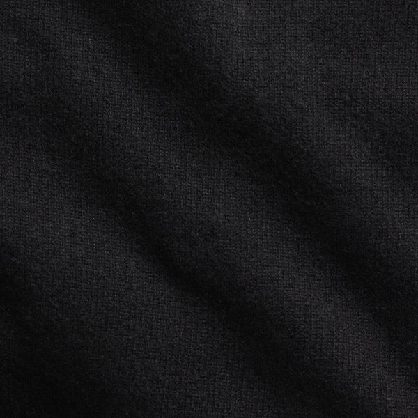 Open Knit Cashmere Polo in Black | James Perse Los Angeles