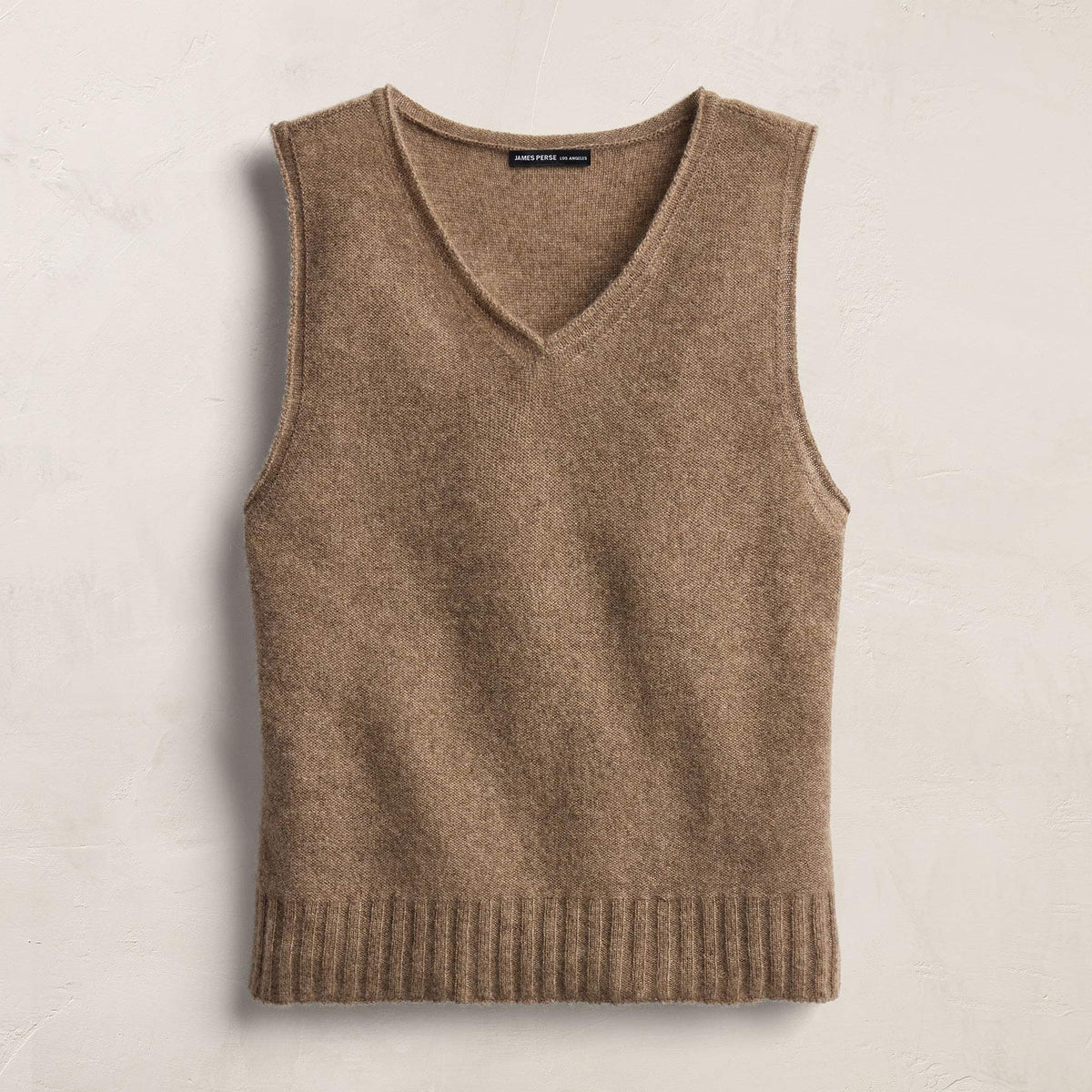 Cashmere V Neck Vest - Fox