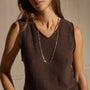Cashmere V Neck Vest - Kona | James Perse Los Angeles