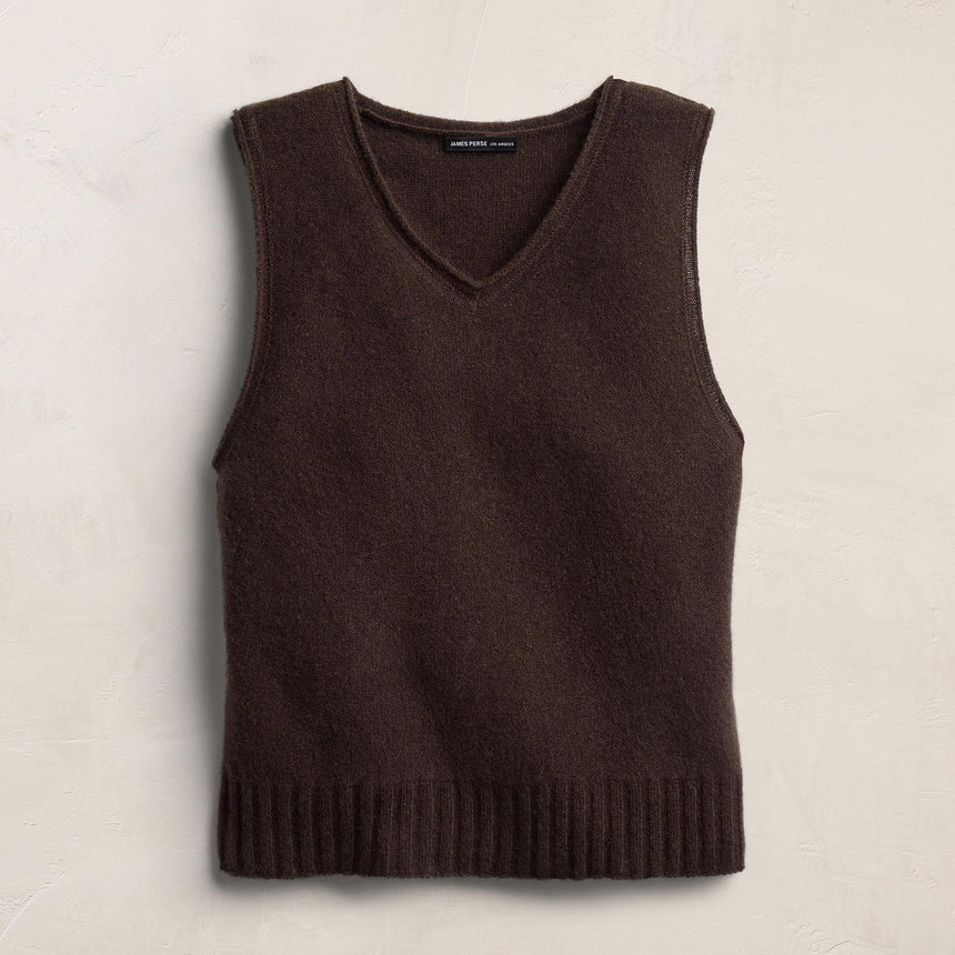 Cashmere V Neck Vest - Kona