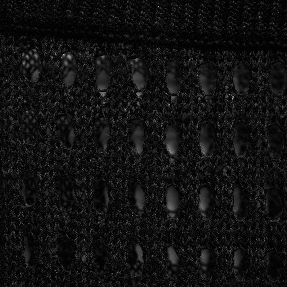Linen Open Knit Midi Skirt in Black | James Perse Los Angeles