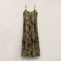 Printed Washed Silk Strappy Cami Dress in Tie Dye Green | James Perse Los Angeles