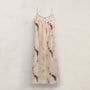 Printed Washed Silk Strappy Cami Dress in Pink Tie Dye | James Perse Los Angeles