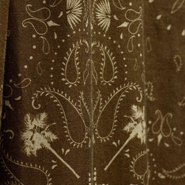 Palm Paisley Linen Wide Cuff Pant in Brown Bandana Print | James Perse Los Angeles
