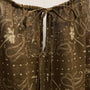 Palm Paisley Linen Strappy Tie Dress in Brown Bandana Print | James Perse Los Angeles