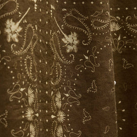 Palm Paisley Linen Strappy Tie Dress in Brown Bandana Print | James Perse Los Angeles