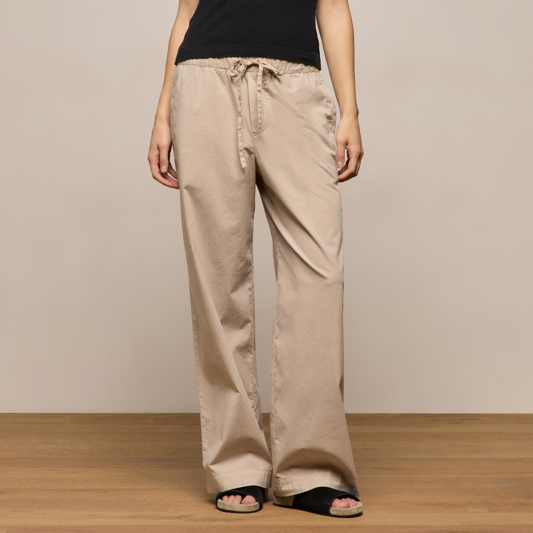 Stretch Poplin Drawcord Pant from James Perse - $350