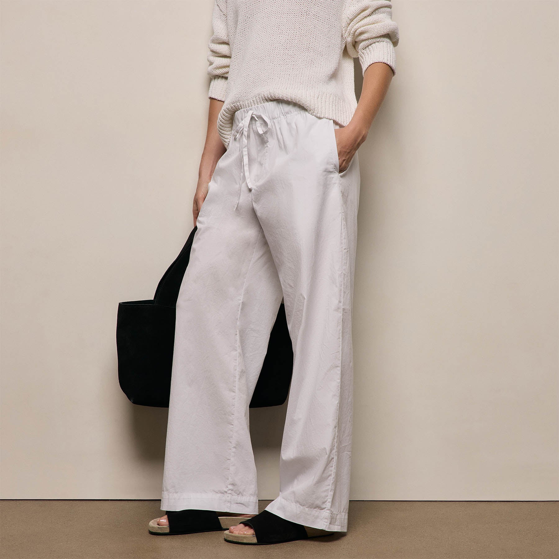 Stretch Poplin Drawcord Pant from James Perse - $350
