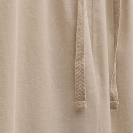 Cotton Linen Poplin Wide Cuff Pant - Stone Pigment