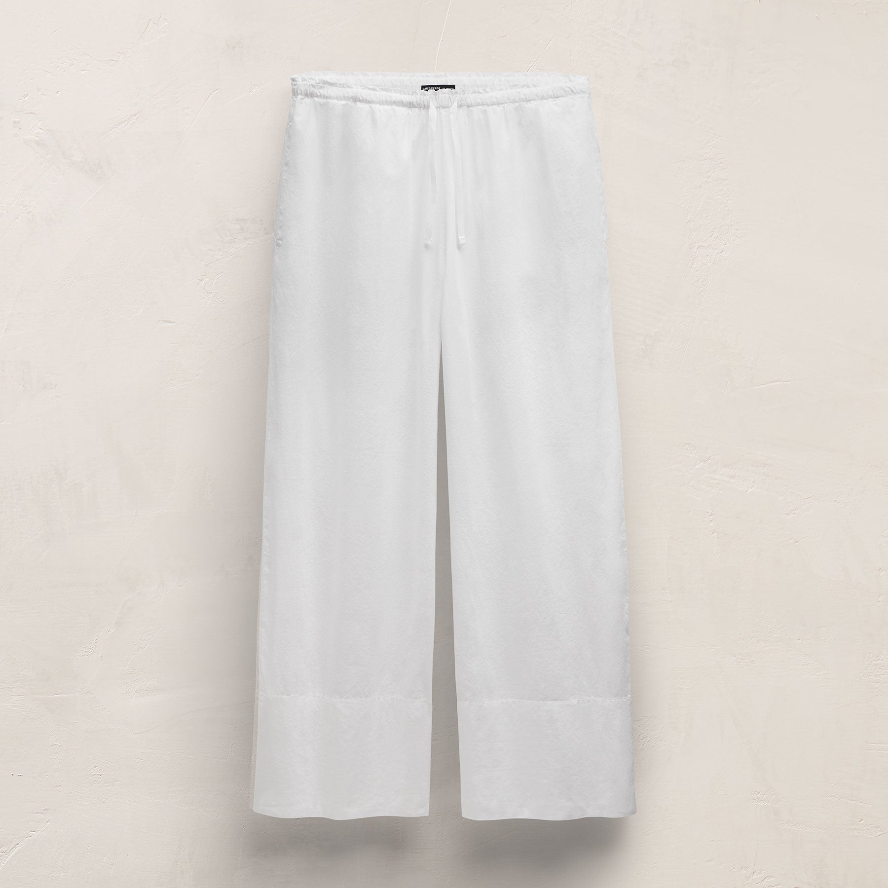 Cotton Poplin Pants in White | James Perse Los Angeles
