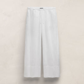 Cotton Poplin Pants in White | James Perse Los Angeles