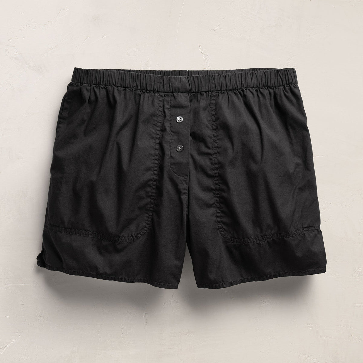 Stretch Poplin Boxer Short in Black | James Perse Los Angeles