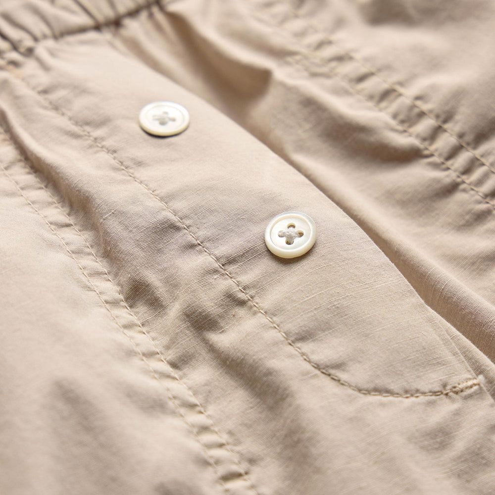 Stretch Poplin Boxer Short In Stone Pigment | James Perse Los Angeles