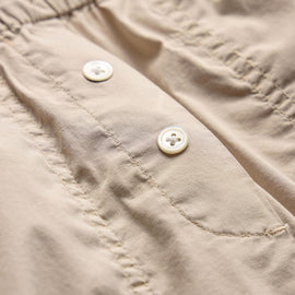 Stretch Poplin Boxer Short In Stone Pigment | James Perse Los Angeles