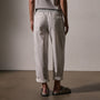 Mixed Media Poplin Pant in White Pigment | James Perse Los Angeles