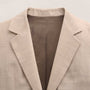 Relaxed Wool Blend Melange Blazer in Heather Stone | James Perse Los Angeles