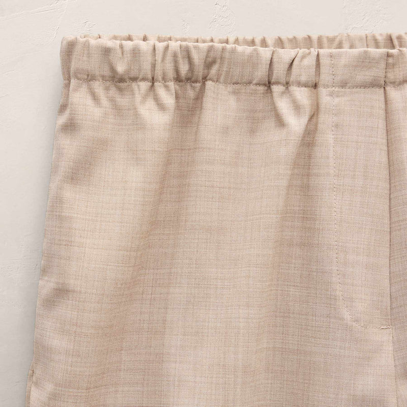 Relaxed Wool Blend Melange Blazer in Heather Stone | James Perse Los Angeles