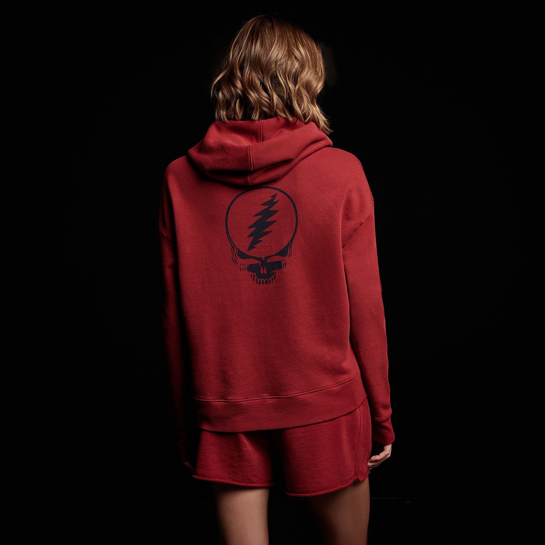 Grateful Dead Rose Hoodie - Sunstone/Deep | James Perse Los Angeles