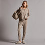 Recycled Cashmere Track Pant in Coyote | James Perse Los Angeles