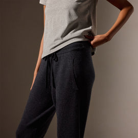 Recycled Cashmere Trucker Pant with Pocketsin Coal | James Perse Los Angeles