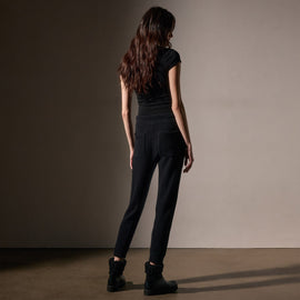 Recycled Cashmere Casual Pant  in Black | James Perse Los Angeles