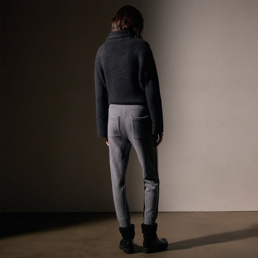 Recycled Cashmere Casual Pant  in Heather Grey | James Perse Los Angeles