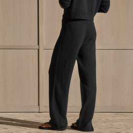Cashmere Sweater Pant - Black