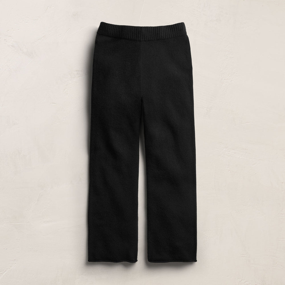 Cashmere Sweater Pant - Black