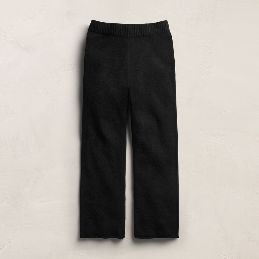 Cashmere Sweater Pant - Black
