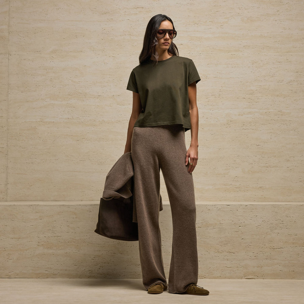 Cashmere Sweater Pant in Fox | James Perse Los Angeles