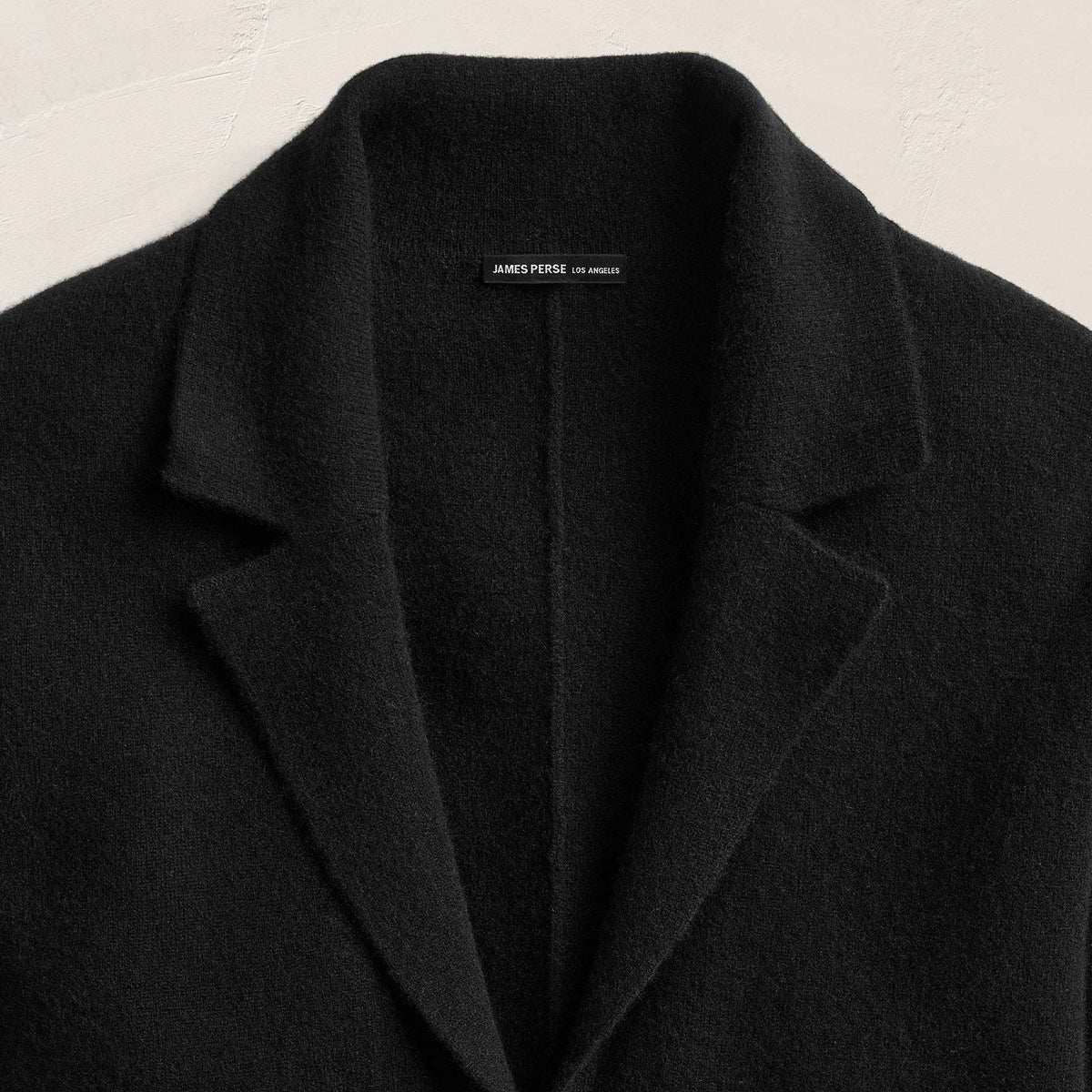 Cashmere Knit Blazer In Black | James Perse Los Angeles