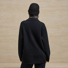 Cashmere Knit Blazer In Black | James Perse Los Angeles