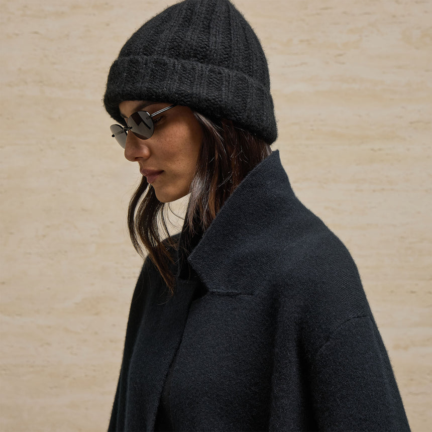 Cashmere Knit Blazer In Black | James Perse Los Angeles